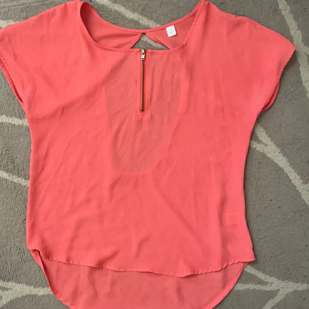Open back blouse